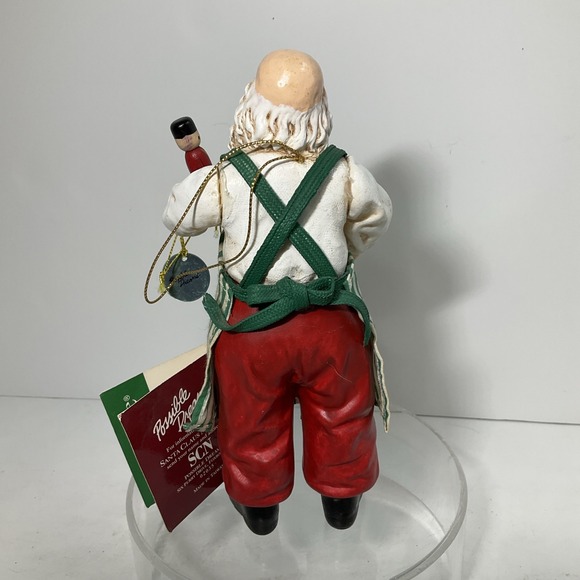 1993 Clothtique By Possible Dreams Working Santa Figure/Ornament 7 in.‎ No Box - Picture 3 of 7